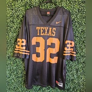 Mens XL Nike Black And Orange Texas Longhorns #32 Jersey